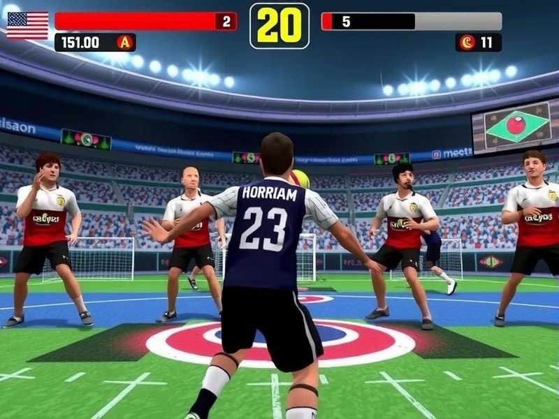 Great Handball Champions Gameplay Action